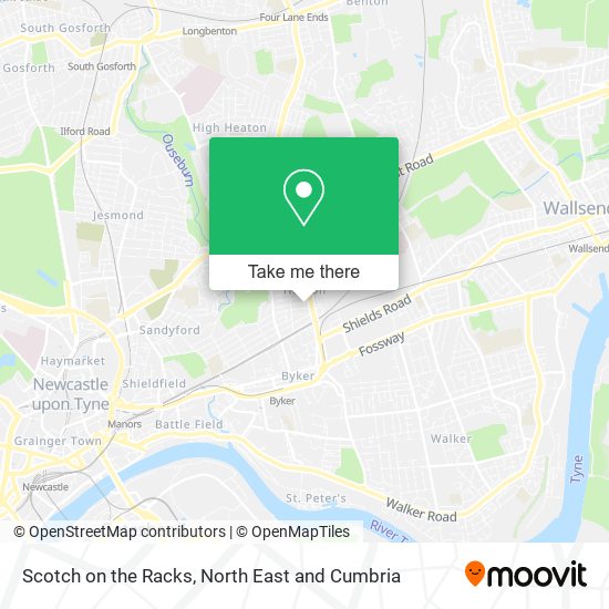 Scotch on the Racks map