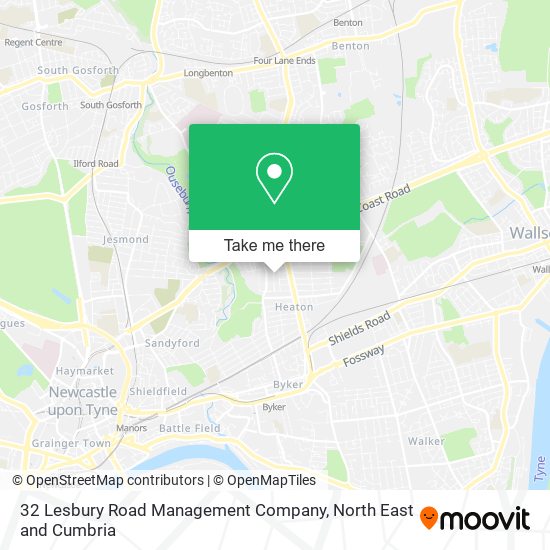 32 Lesbury Road Management Company map