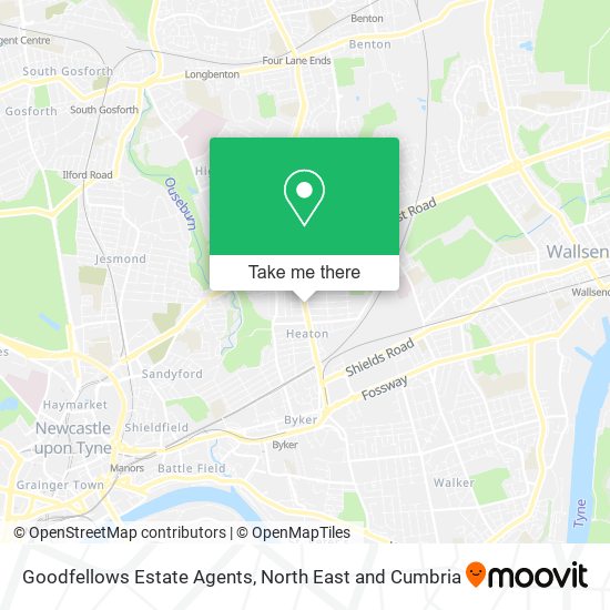 Goodfellows Estate Agents map