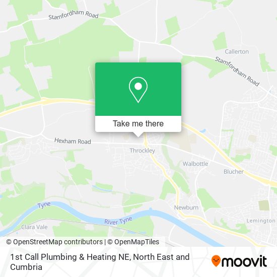 1st Call Plumbing & Heating NE map
