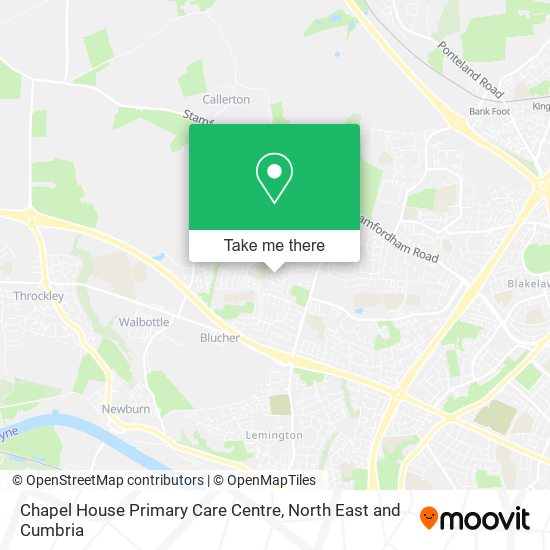 Chapel House Primary Care Centre map