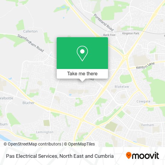 Pas Electrical Services map