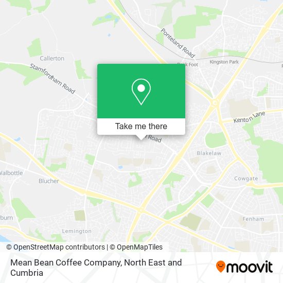 Mean Bean Coffee Company map