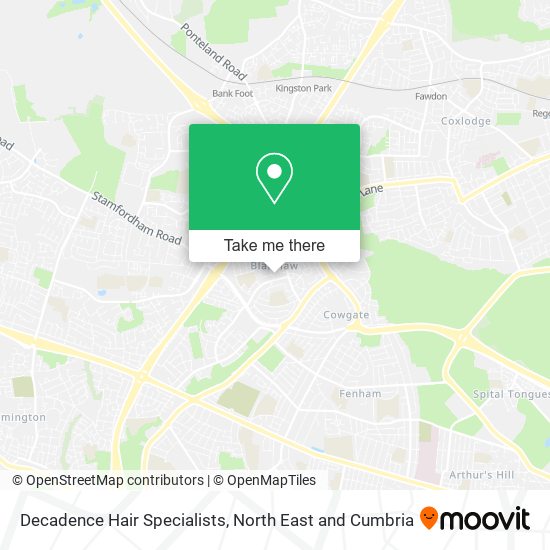 Decadence Hair Specialists map