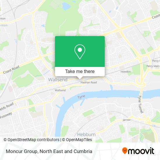 Moncur Group map