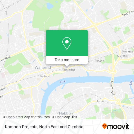 Komodo Projects map