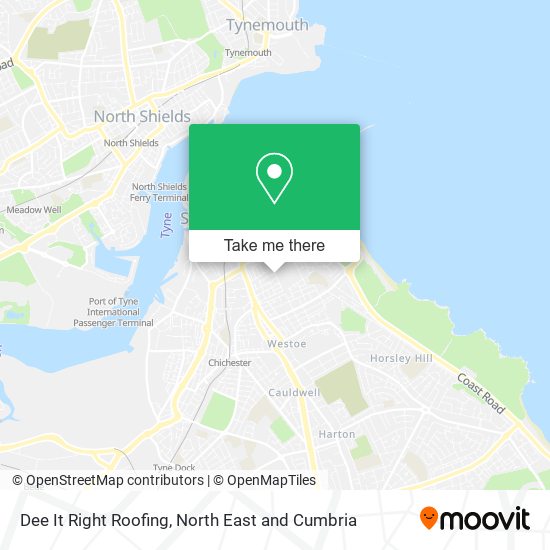 Dee It Right Roofing map