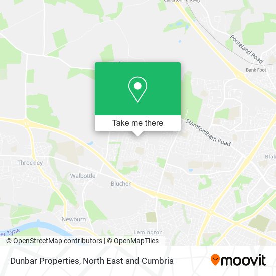Dunbar Properties map