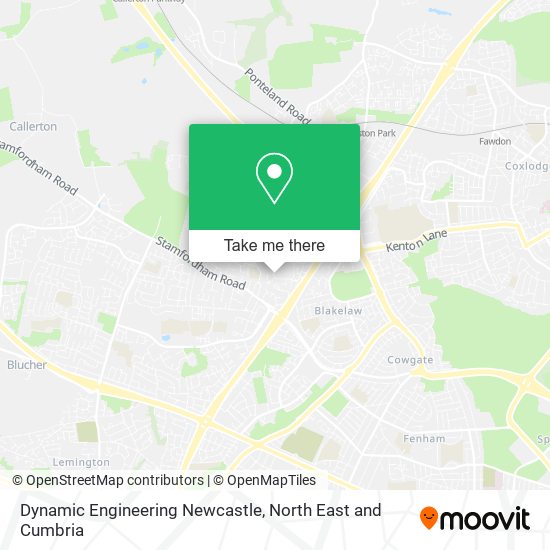 Dynamic Engineering Newcastle map