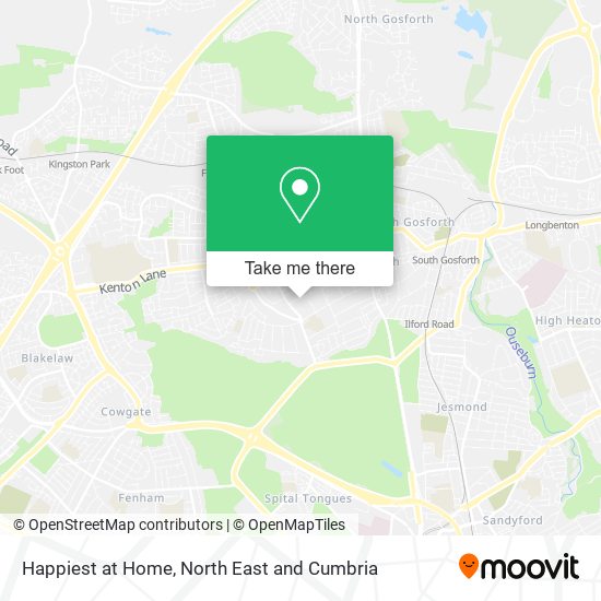 Happiest at Home map