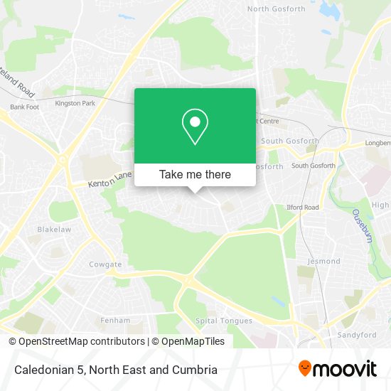 Caledonian 5 map