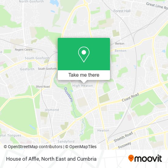 House of Affle map