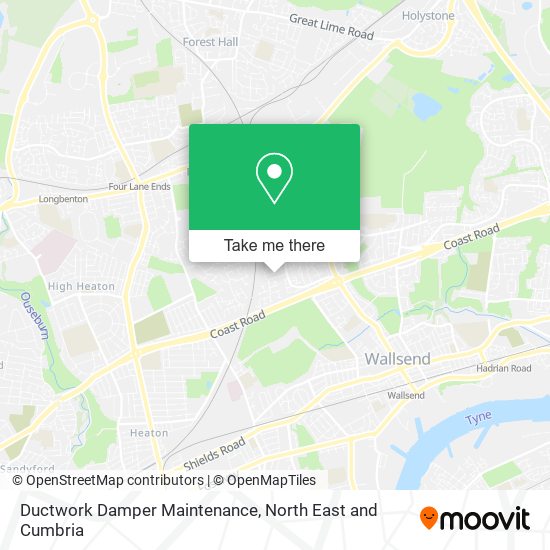 Ductwork Damper Maintenance map