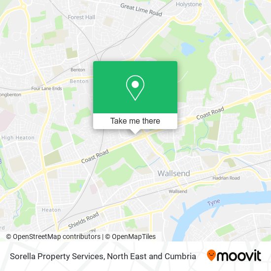 Sorella Property Services map