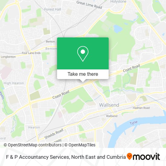 F & P Accountancy Services map