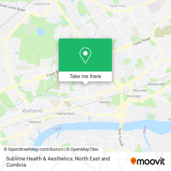 Sublime Health & Aesthetics map