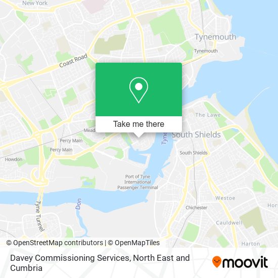 Davey Commissioning Services map