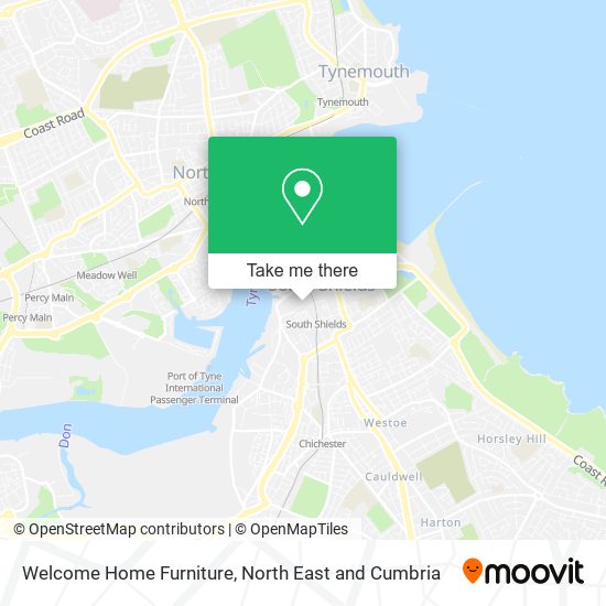 Welcome Home Furniture map