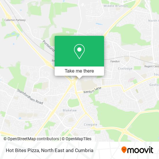 Hot Bites Pizza map