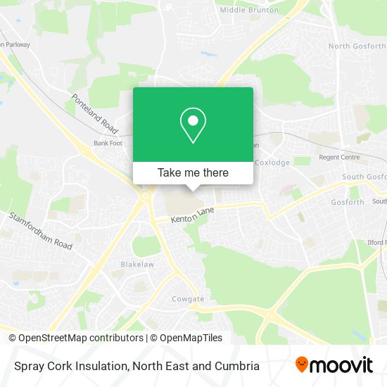 Spray Cork Insulation map