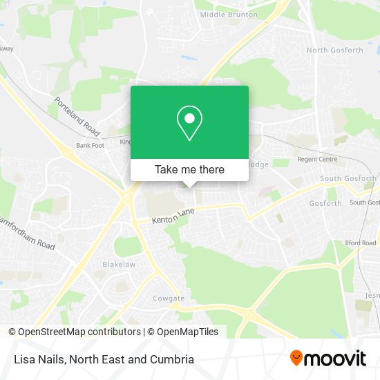 Lisa Nails map