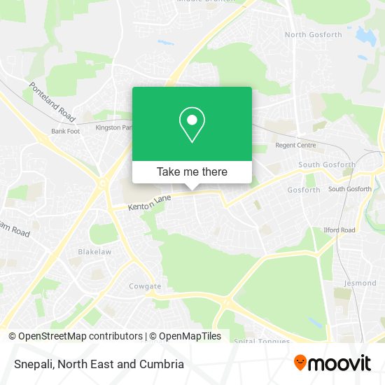 Snepali map