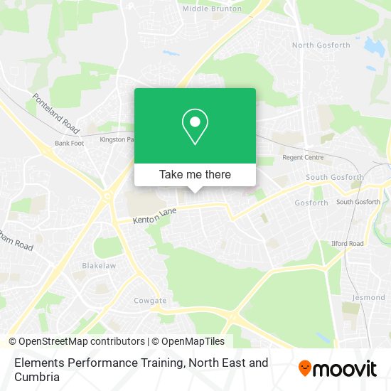 Elements Performance Training map