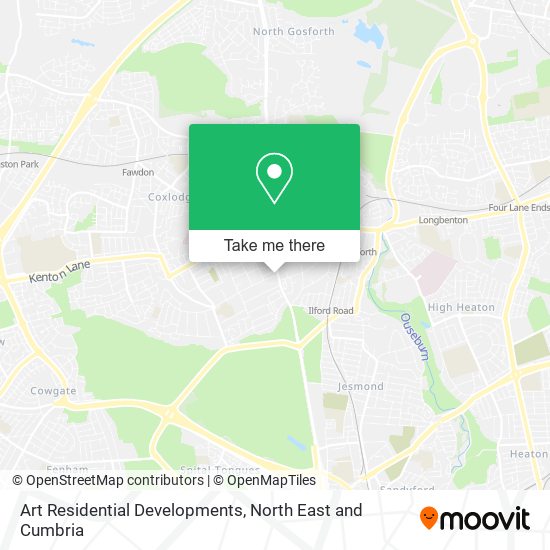 Art Residential Developments map