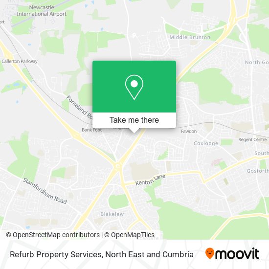Refurb Property Services map