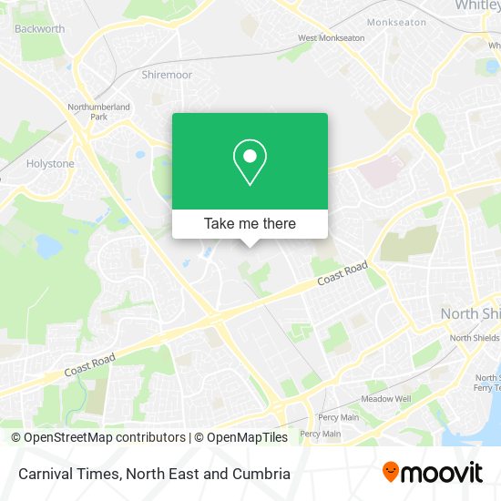 Carnival Times map