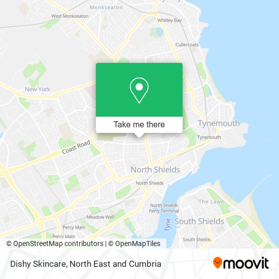 Dishy Skincare map