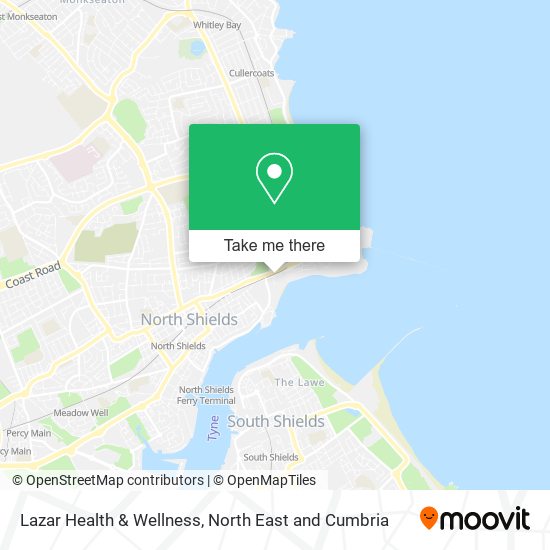 Lazar Health & Wellness map