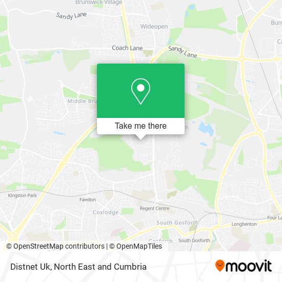 Distnet Uk map