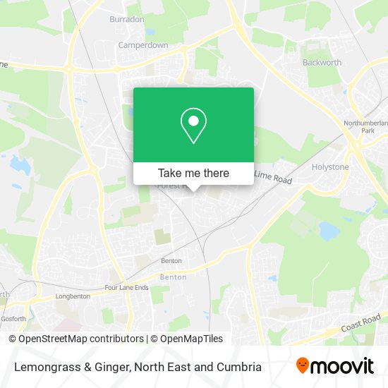 Lemongrass & Ginger map