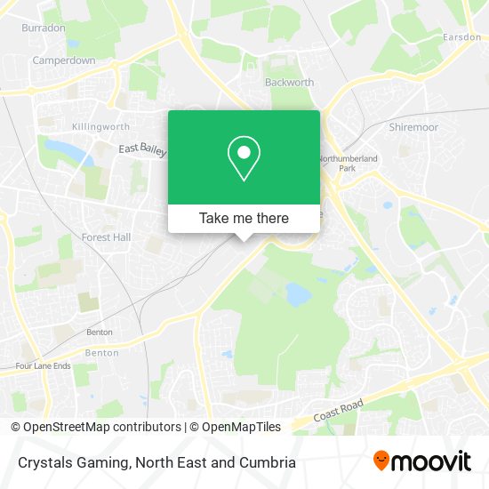 Crystals Gaming map