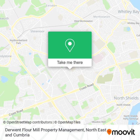 Derwent Flour Mill Property Management map