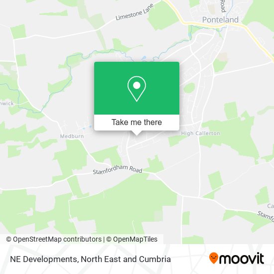 NE Developments map