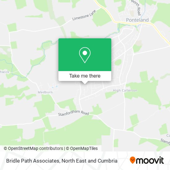 Bridle Path Associates map