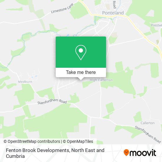 Fenton Brook Developments map