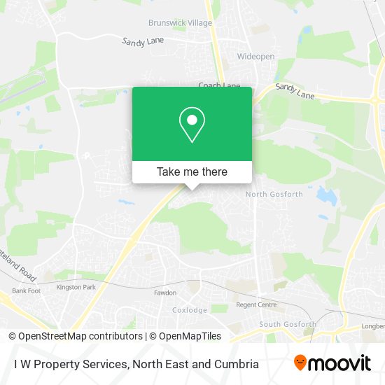 I W Property Services map