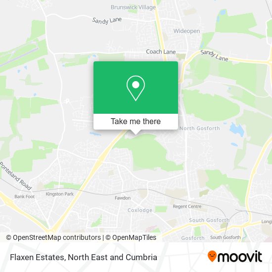 Flaxen Estates map