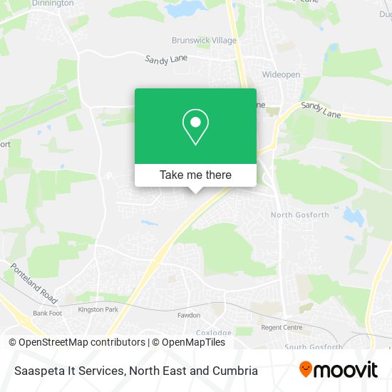 Saaspeta It Services map