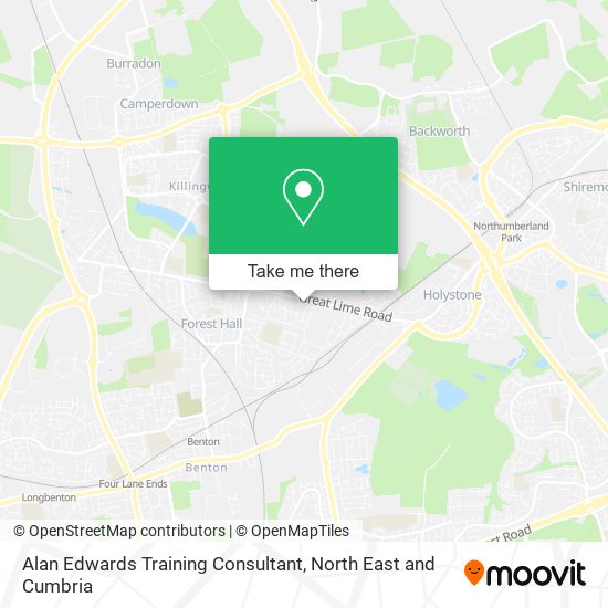 Alan Edwards Training Consultant map