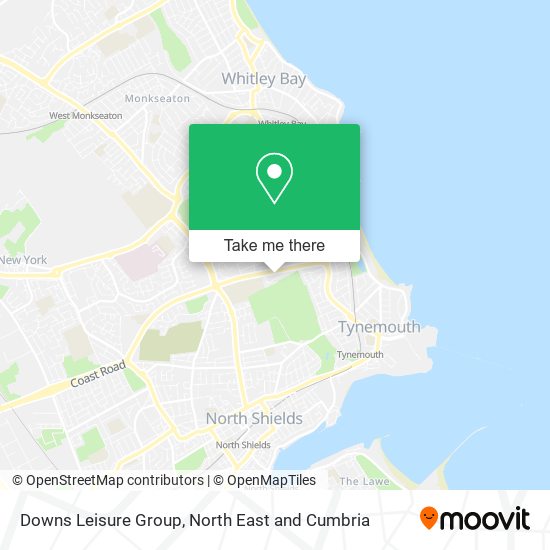 Downs Leisure Group map