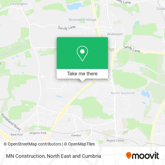 MN Construction map
