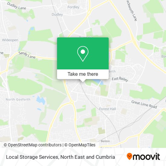 Local Storage Services map