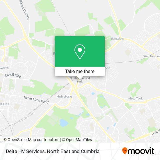 Delta HV Services map