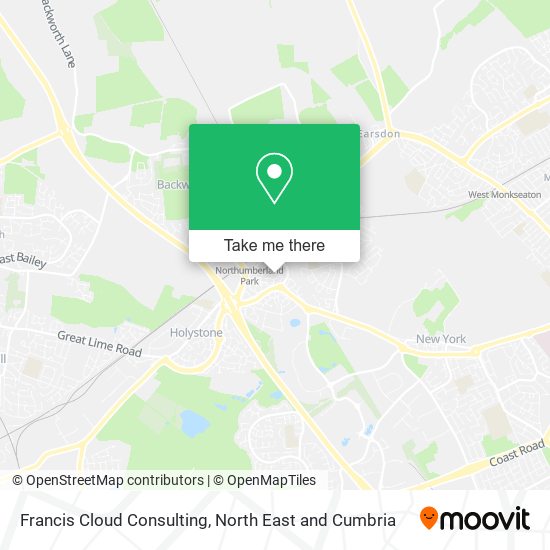 Francis Cloud Consulting map