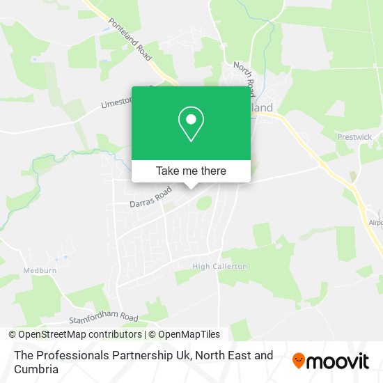 The Professionals Partnership Uk map