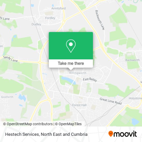 Hestech Services map